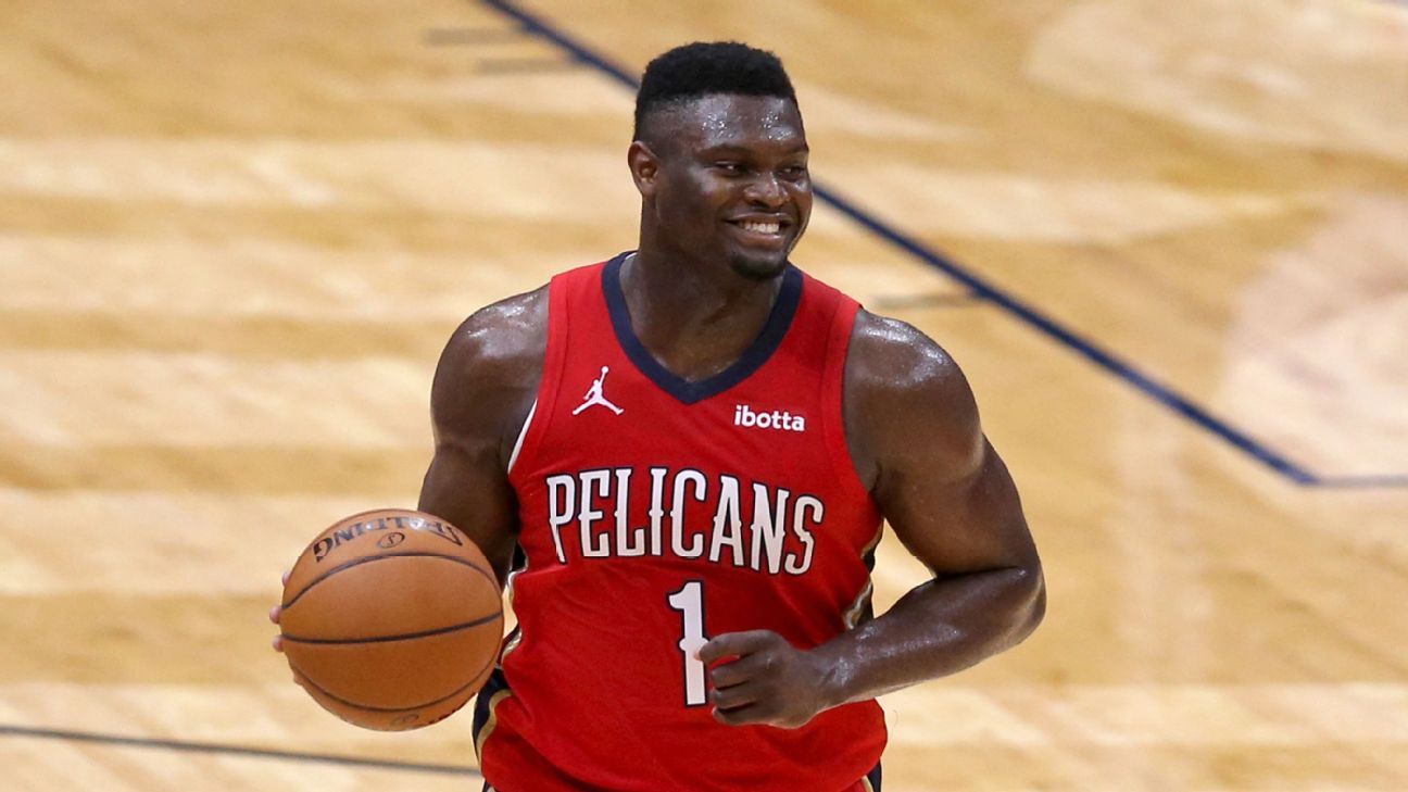 Zion Williamson shows off amazing body transformation as NBA star