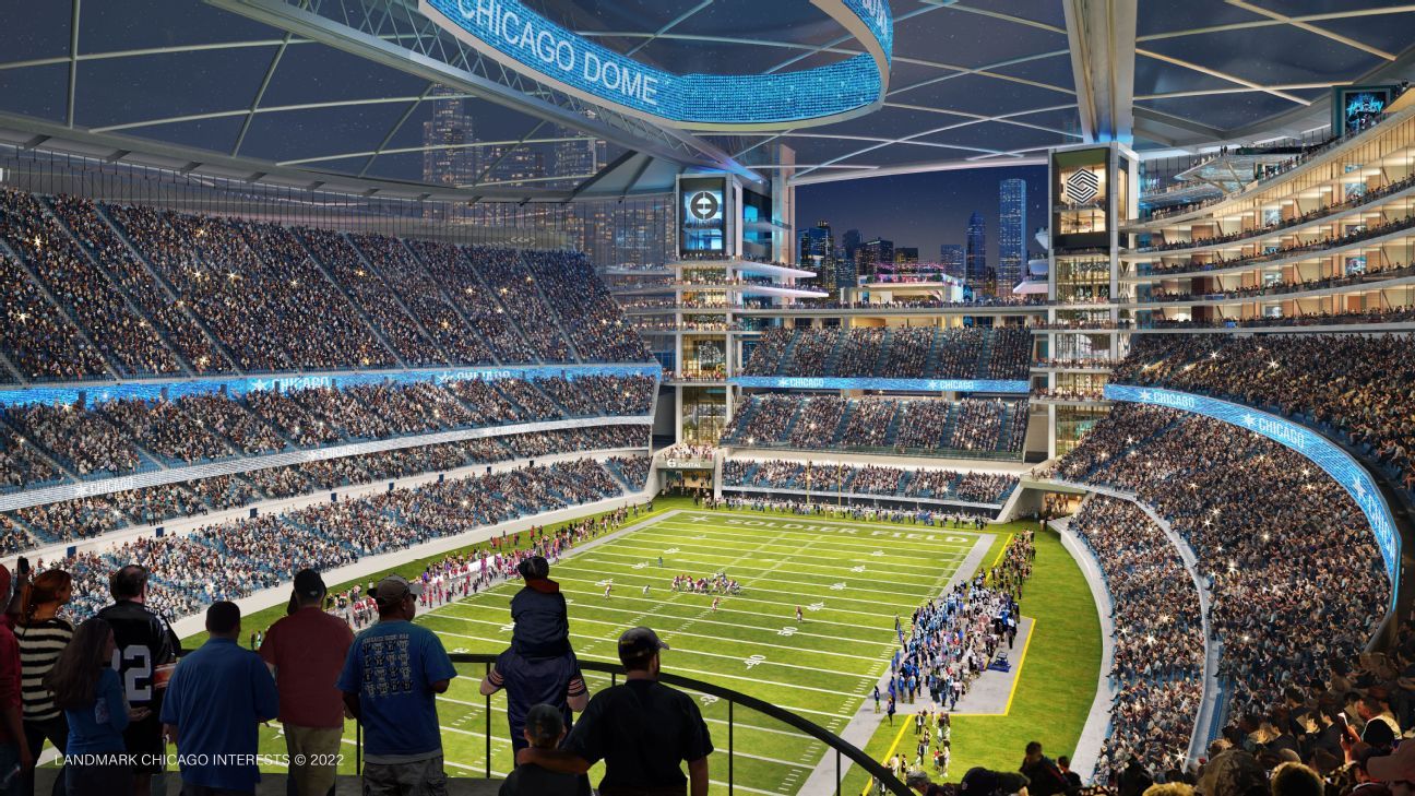 Chicago Mayor Lori Lightfoot pitches dome for Soldier Field to entice Bears to r..