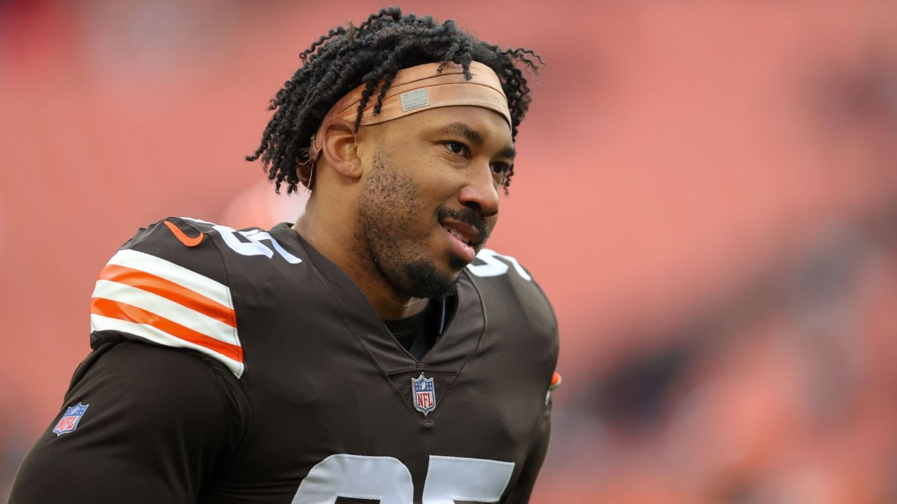 NFL rankings: Myles Garrett near but not the top edge rusher in ESPN's  survey - Dawgs By Nature