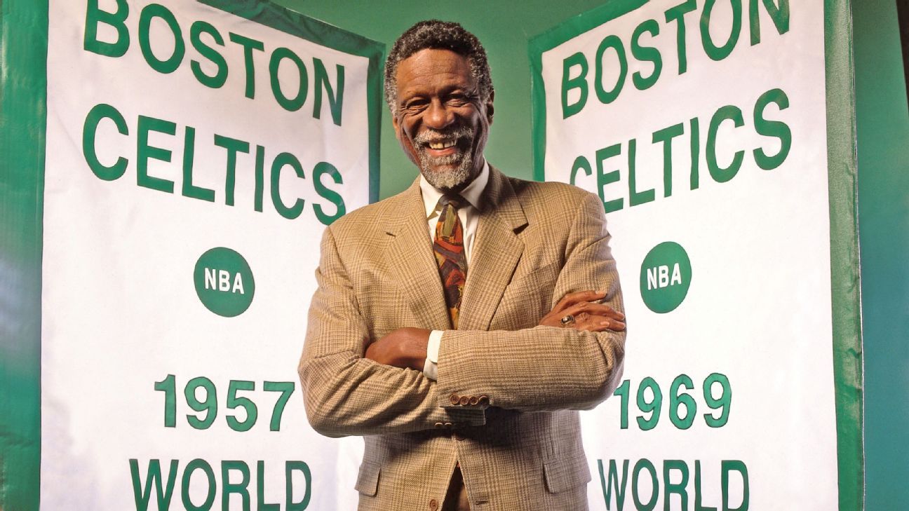 Bill Russell's No. 6 Joins Rare Class of Retired Jersey Numbers - The New  York Times