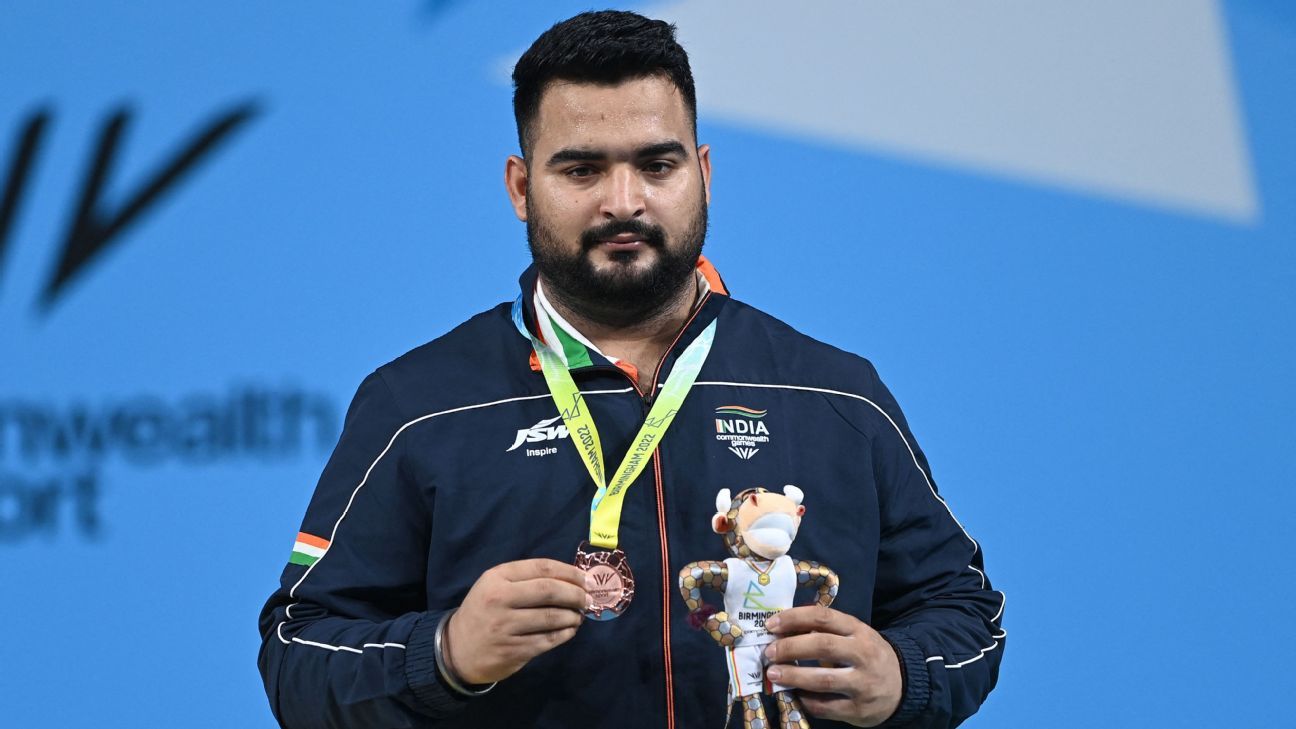 CWG 2022: Lovepreet Singh wins bronze in men's 109kg weightlifting - ESPN