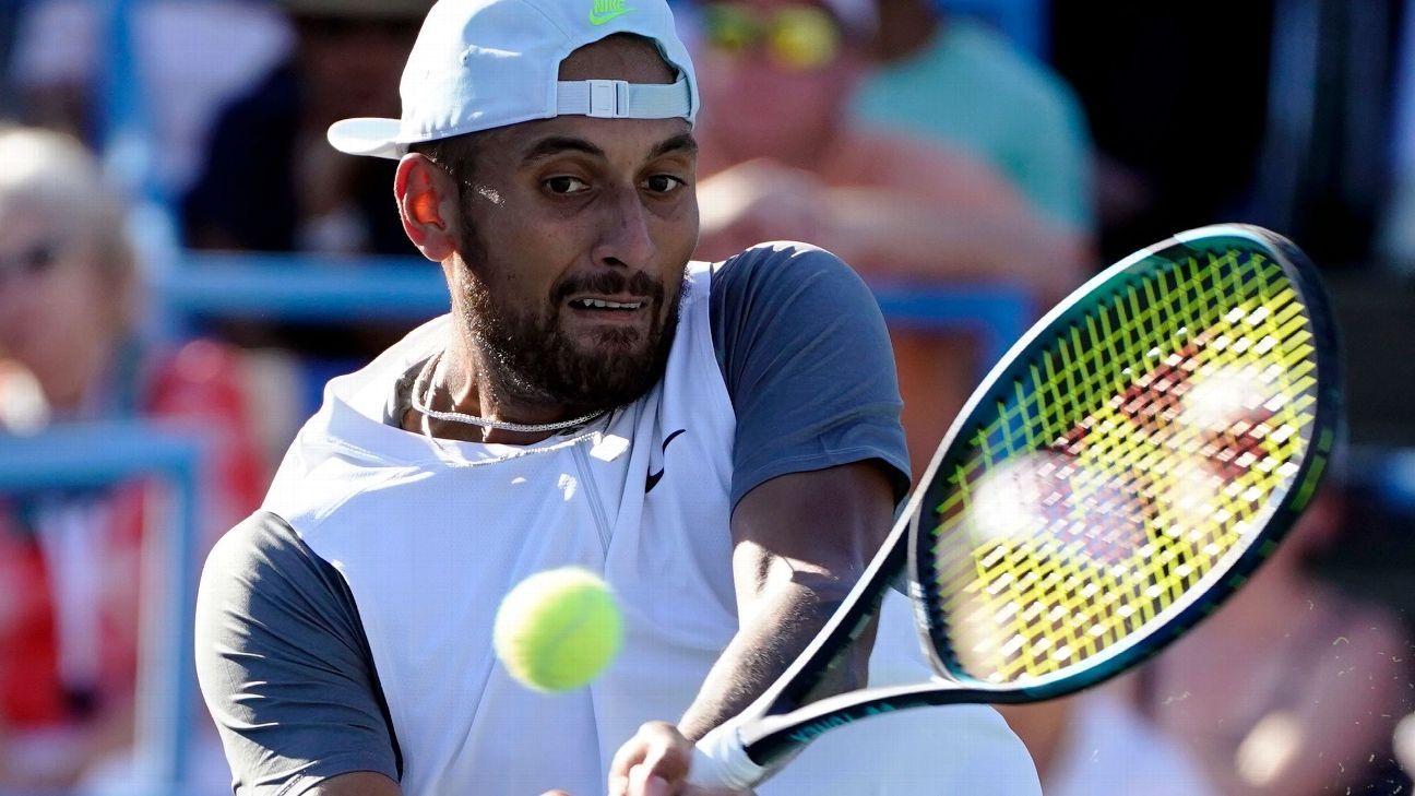 'Emotional' Nick Kyrgios ends threeyear title drought, tops Yoshihito