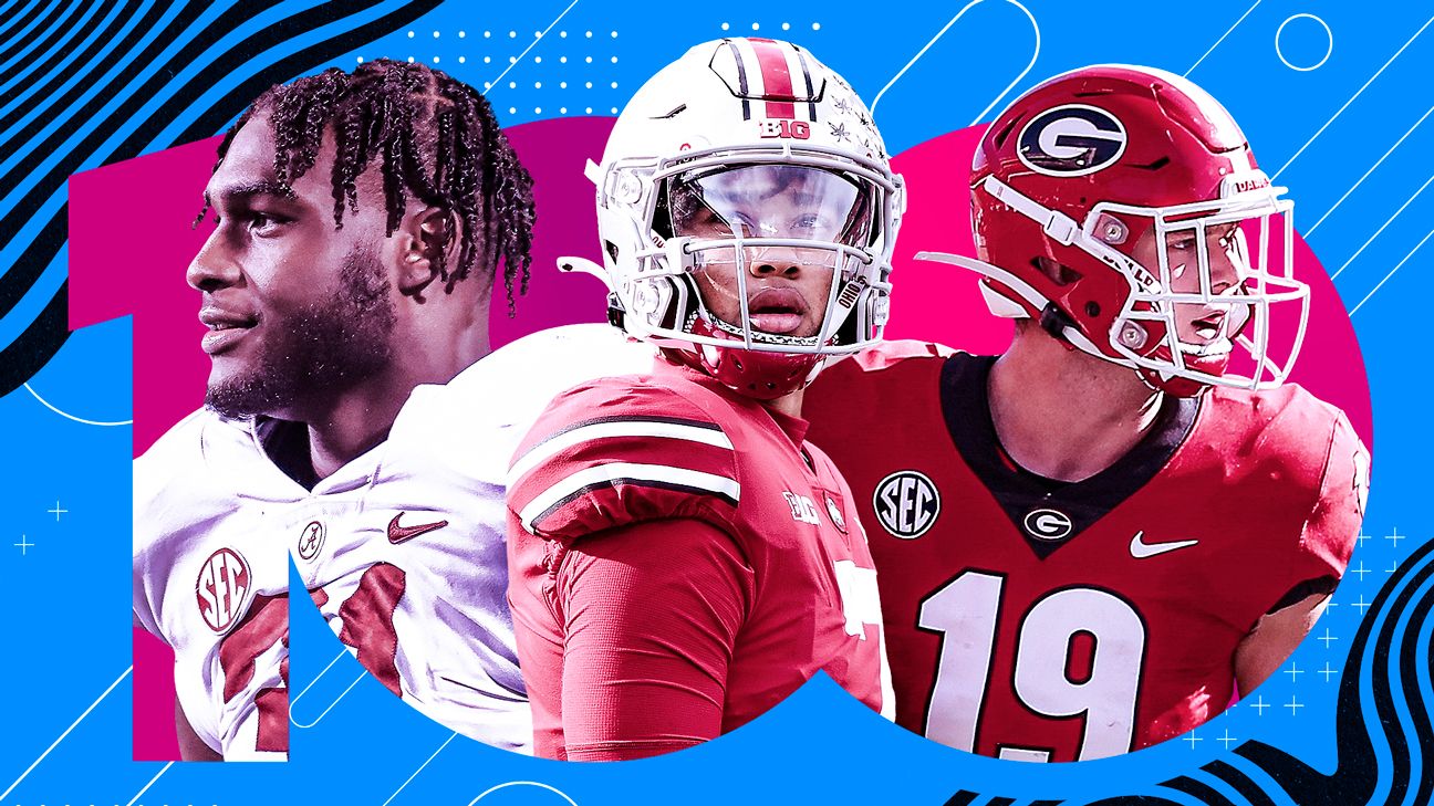 College football's top 100 players for 2022 - Will Anderson Jr., Bryce  Young, C.J. Stroud and more - ESPN