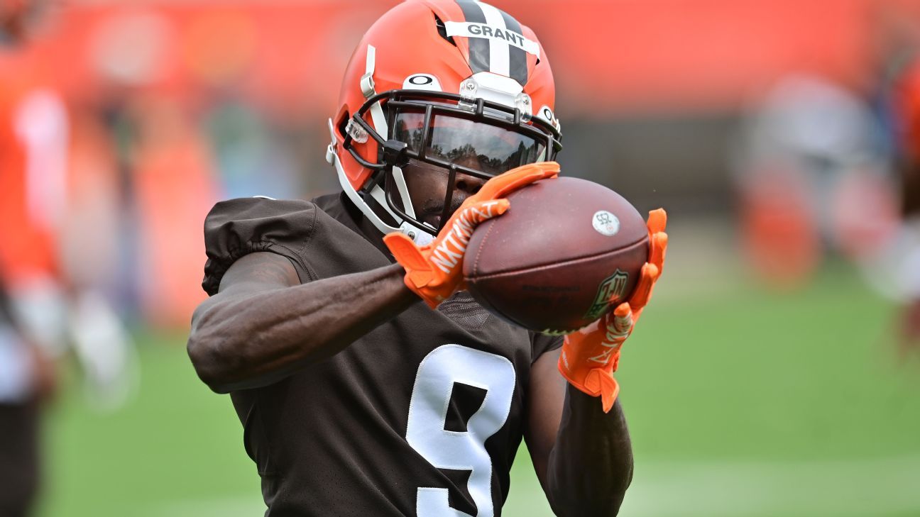 Source: Browns fear torn Achilles for WR Grant