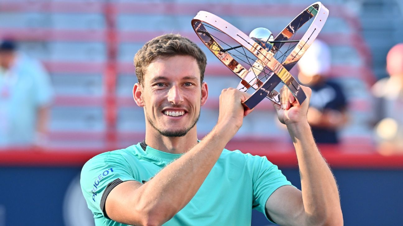 Unseeded Pablo Carreno Busta wins Montreal's National Bank Open for