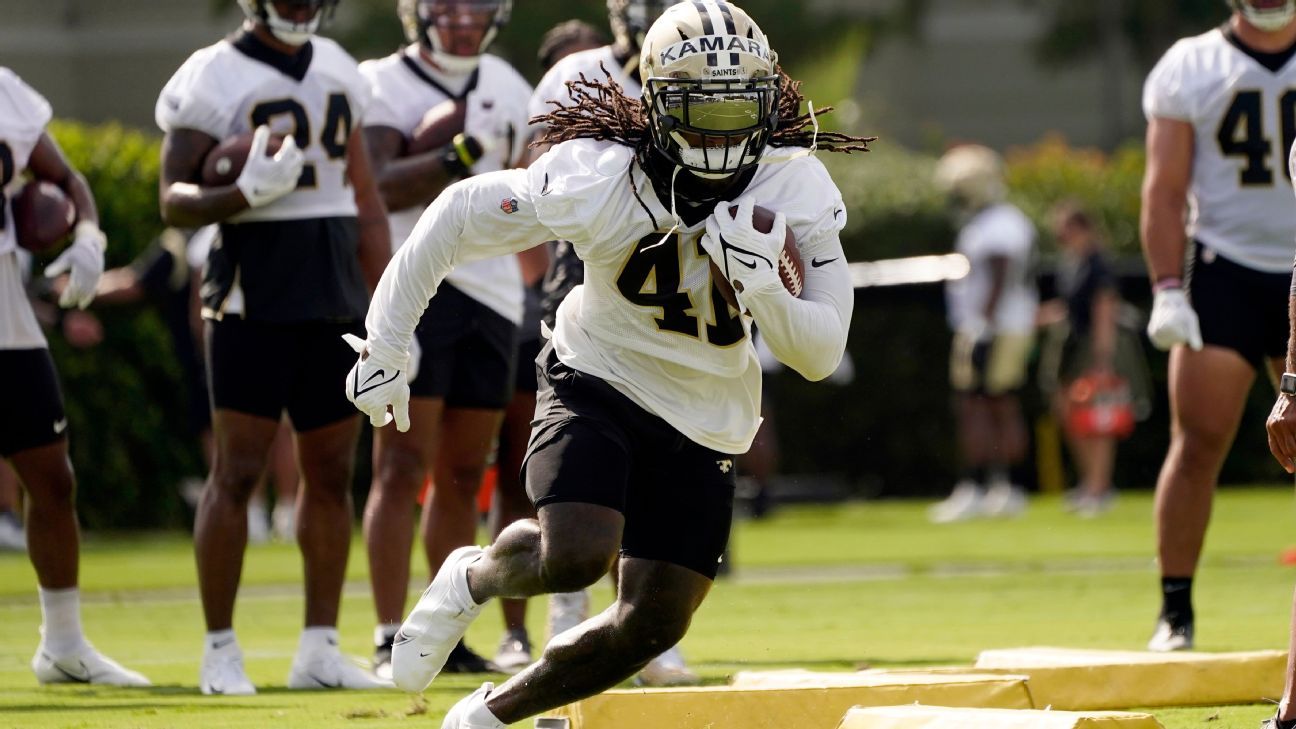 Saints' Alvin Kamara suffered rib injury vs. Falcons, expected to