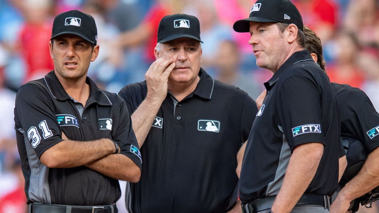 MLB Umpires Association, adamant that crews are simply upholding rule, address h..