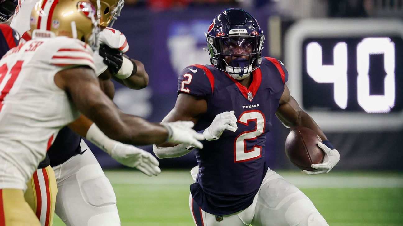 Texans' Dameon Pierce scores preseason touchdown vs. 49ers