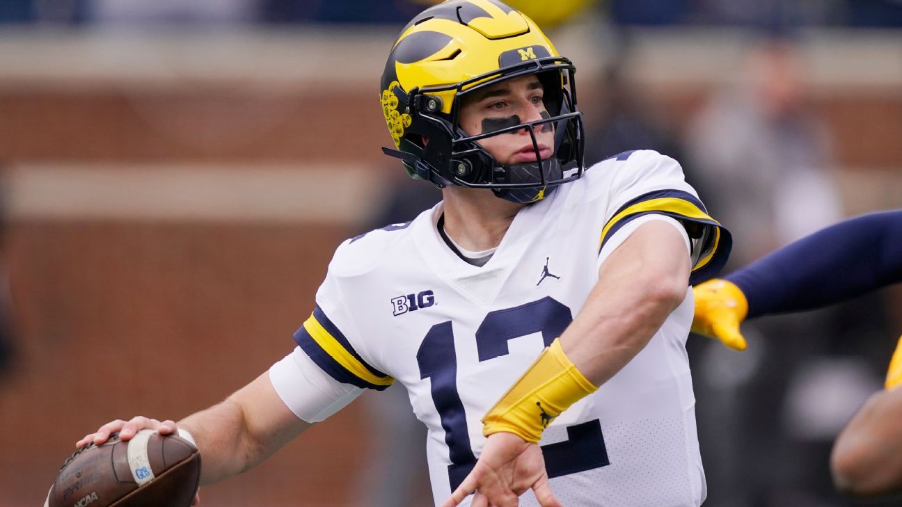 Michigan Wolverines backup QB McNamara to miss time with leg injury ESPN