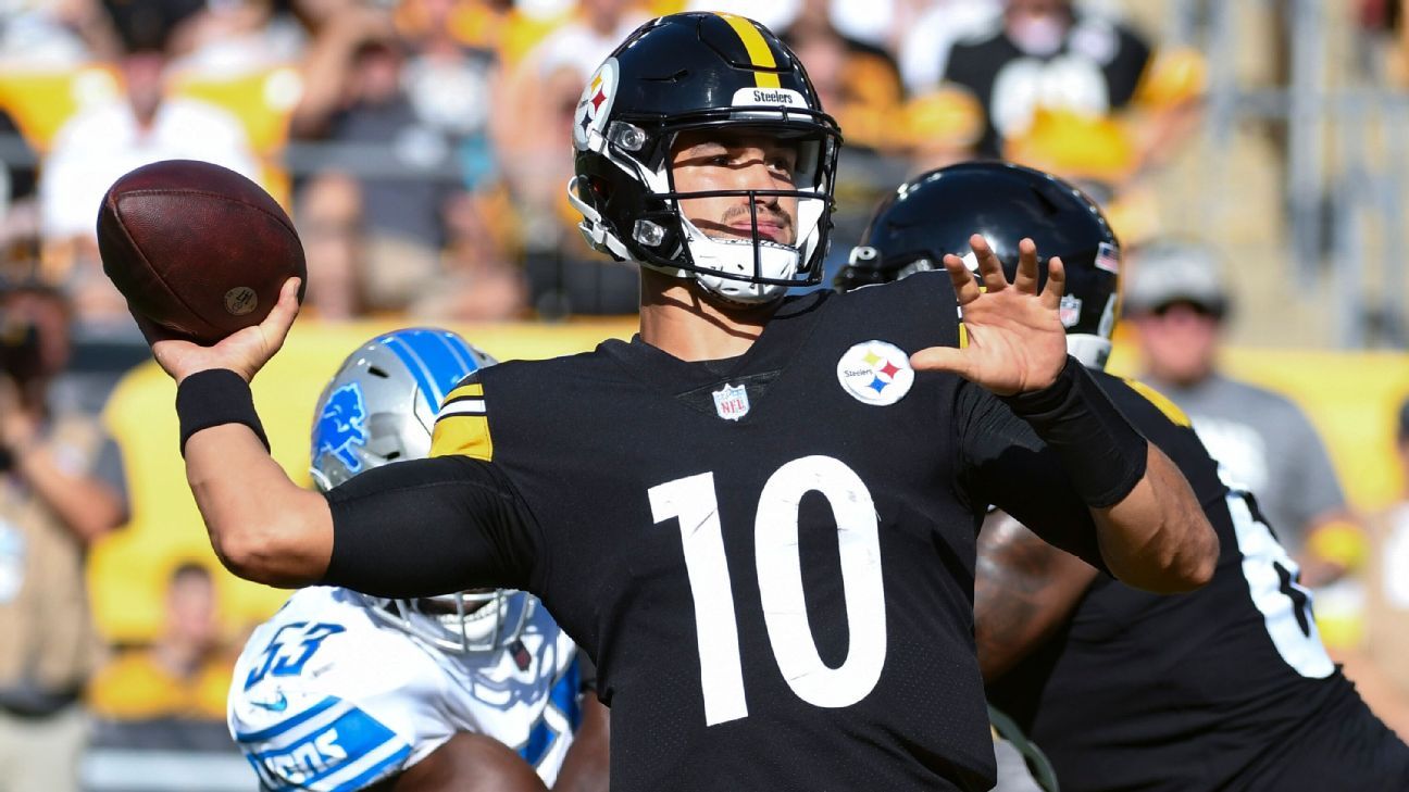 Mitch Trubisky voted a Pittsburgh Steelers captain, listed as starting QB on depth chart Tar