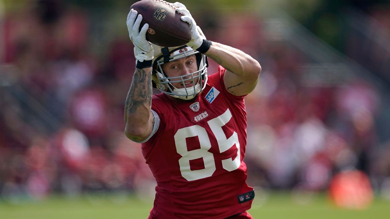 Source: 49ers’ Kittle (groin) expected out again