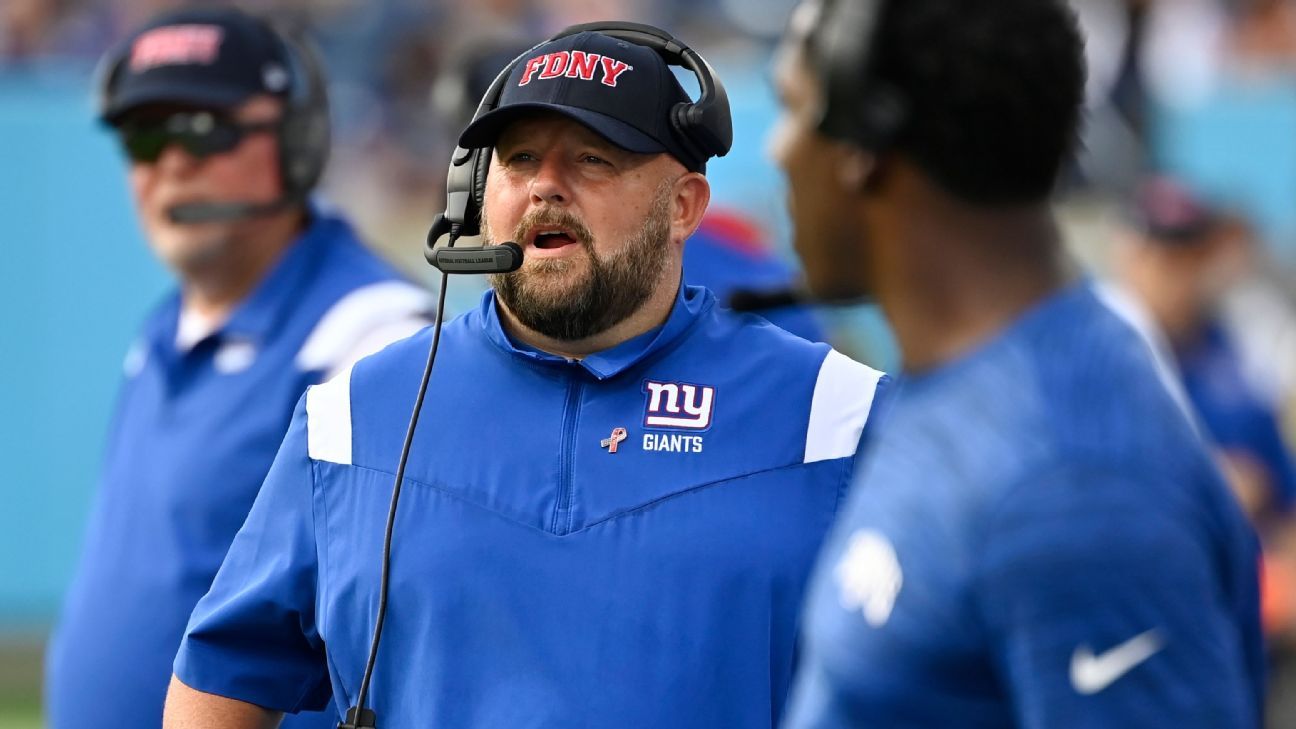 New York Giants laud coach Brian Daboll's commitment to 'go for the win' after s..