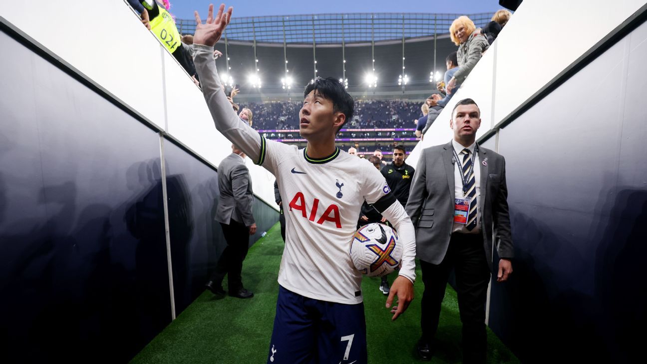 Heung-Min Son Youth Stadium Premier League Tottenham Hotspur Third