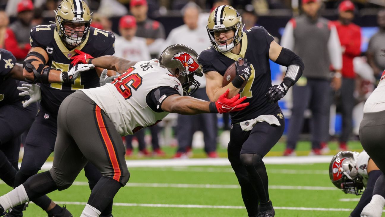 After missing Week 1, Marcus Davenport gets his shot at Tom Brady - Bucs  Nation