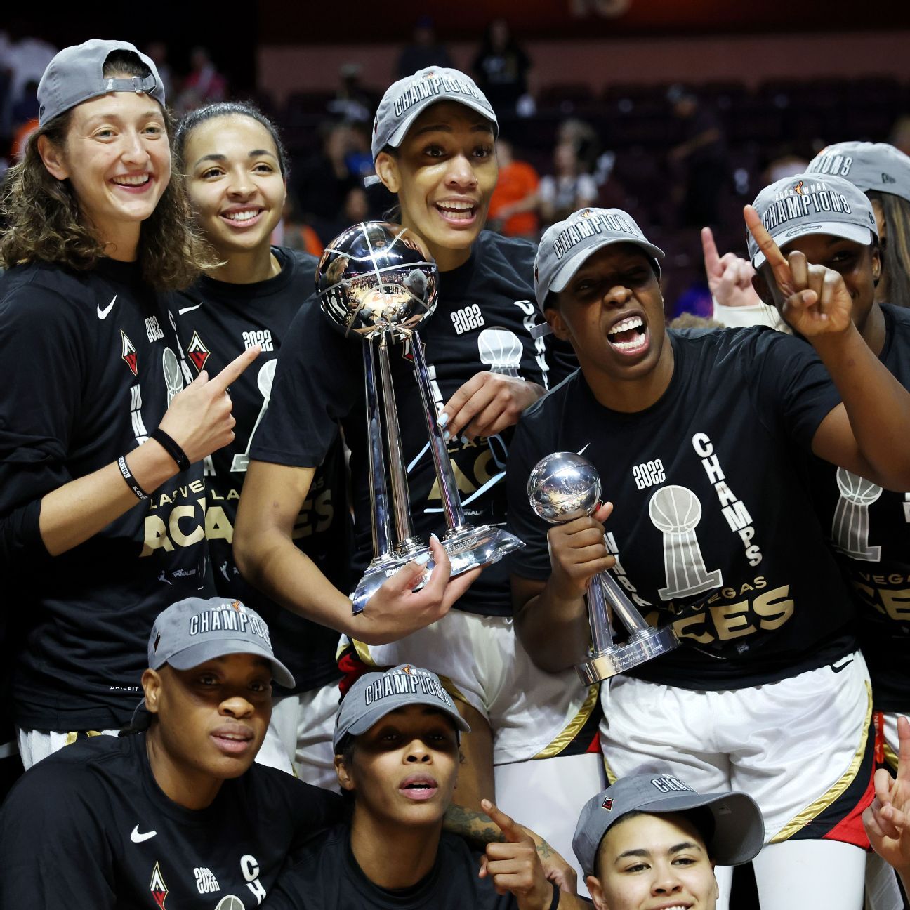 Las Vegas Aces win their first WNBA title, beating Connecticut Sun in Game 4 of ..