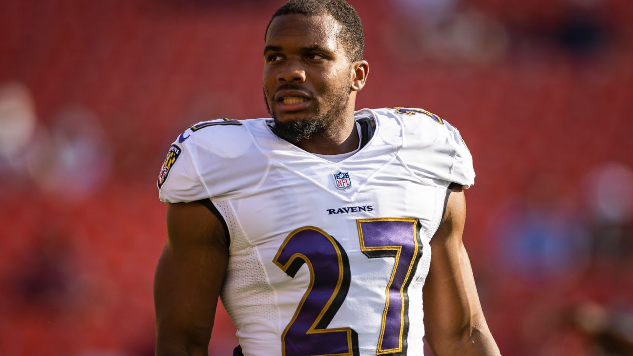 Gus Edwards injury update: Latest on Ravens RB for fantasy football Week 4