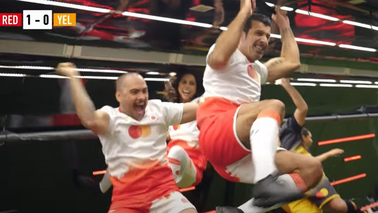 Luis Figo helps break world record on zero-gravity flight