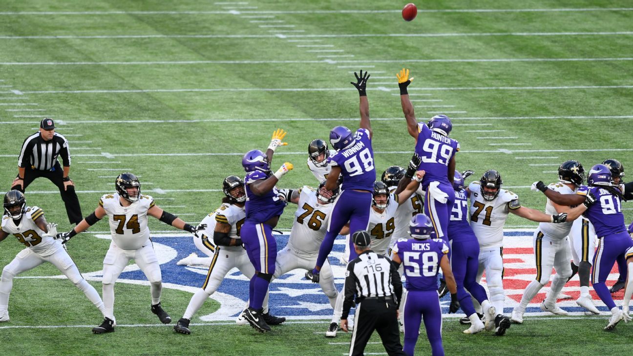 Vikings, Saints have different strategies for managing a game overseas