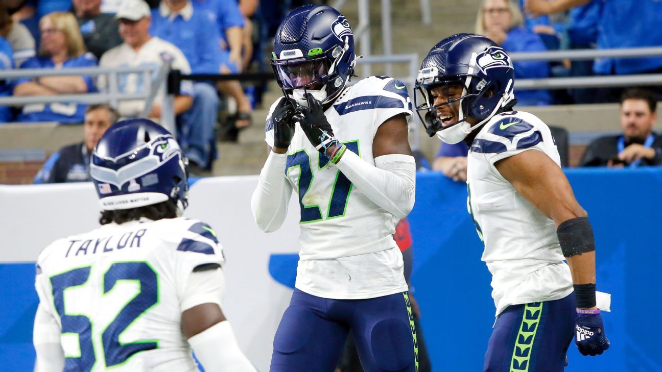 Seahawks rookie cornerback Tariq Woolen opens second half with picksix