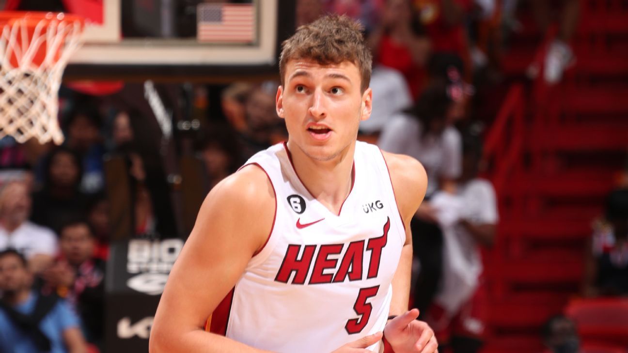 Meet the Heat rookie who looks like a high schooler — and technically still is one