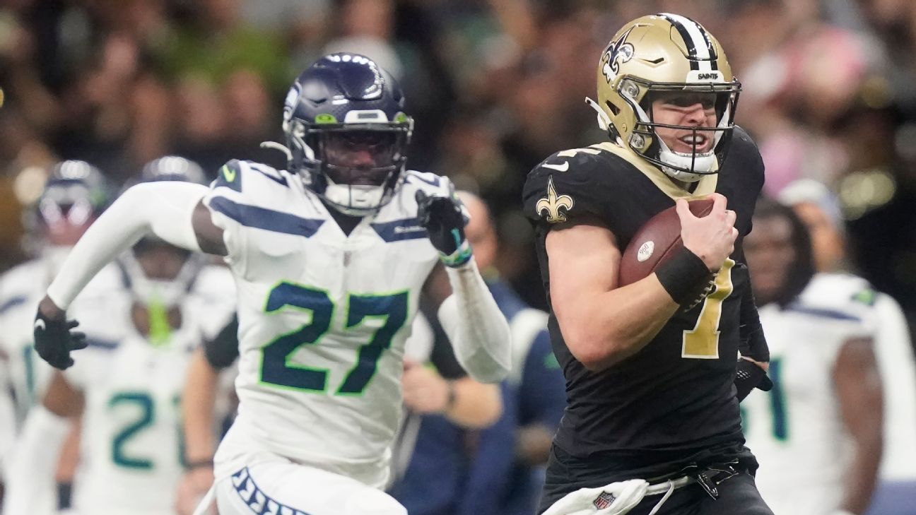 Saints vs Falcons Fantasy Football Worksheet, Week 1