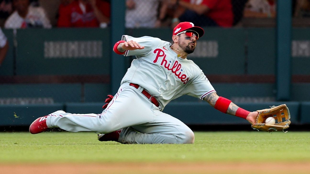 Philadelphia Phillies - Photo of Nick Castellanos wearing the