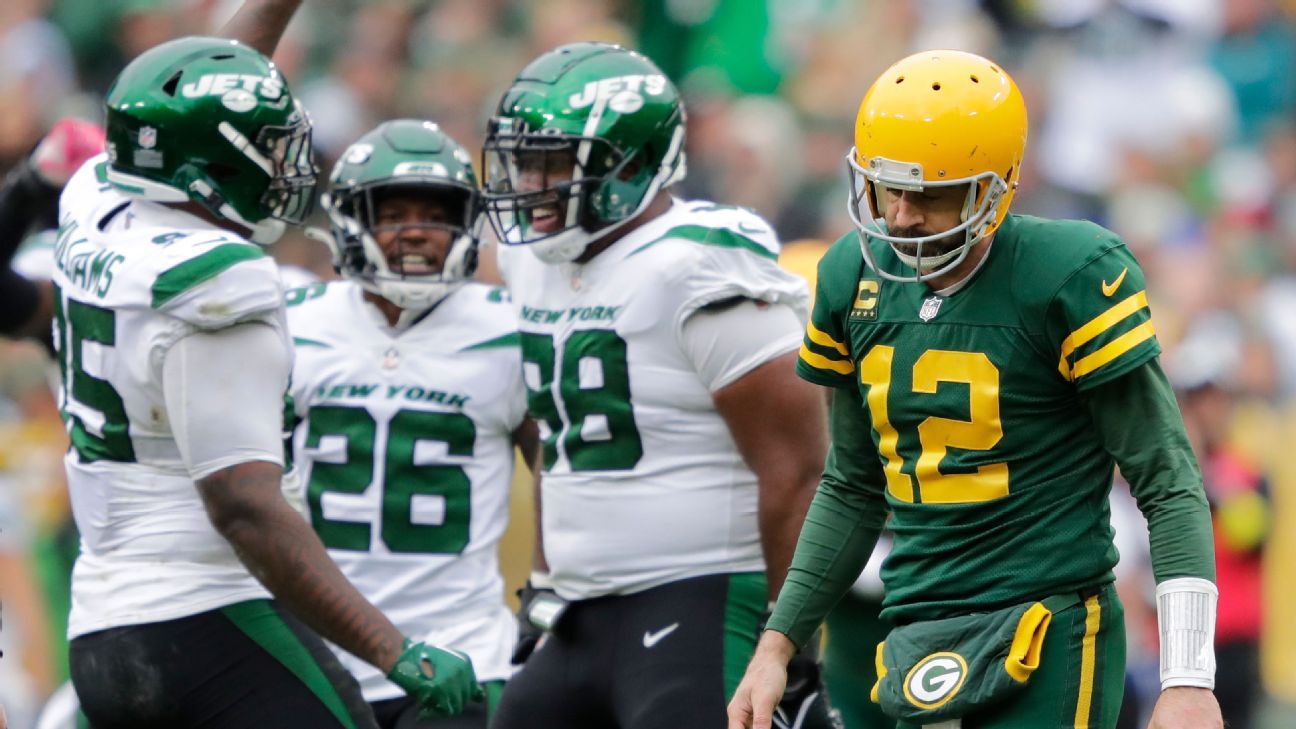 New York Jets vs. Green Bay Packers betting odds NFL Week 6 game