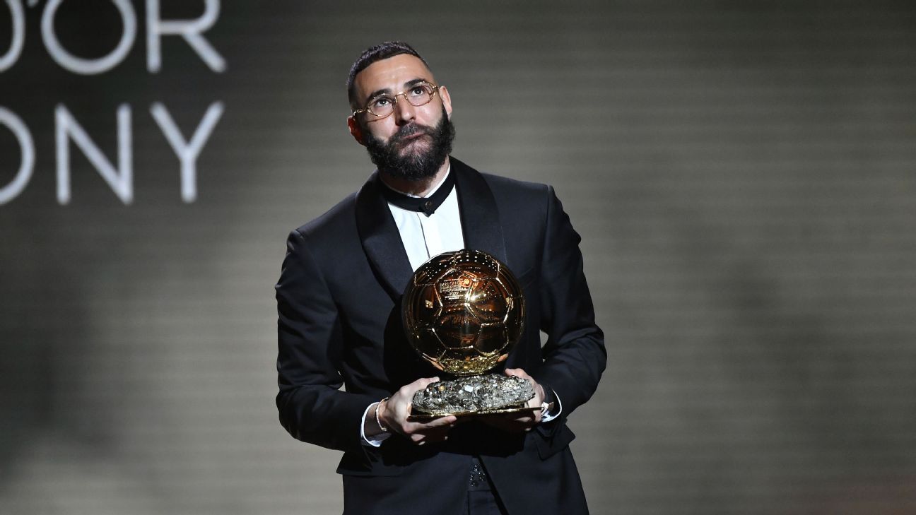 Quién ganó el Balón de Oro 2022, Karim Benzema: resultados, ranking y lista  de ganadores de la ceremonia de premiación al mejor jugador de la temporada