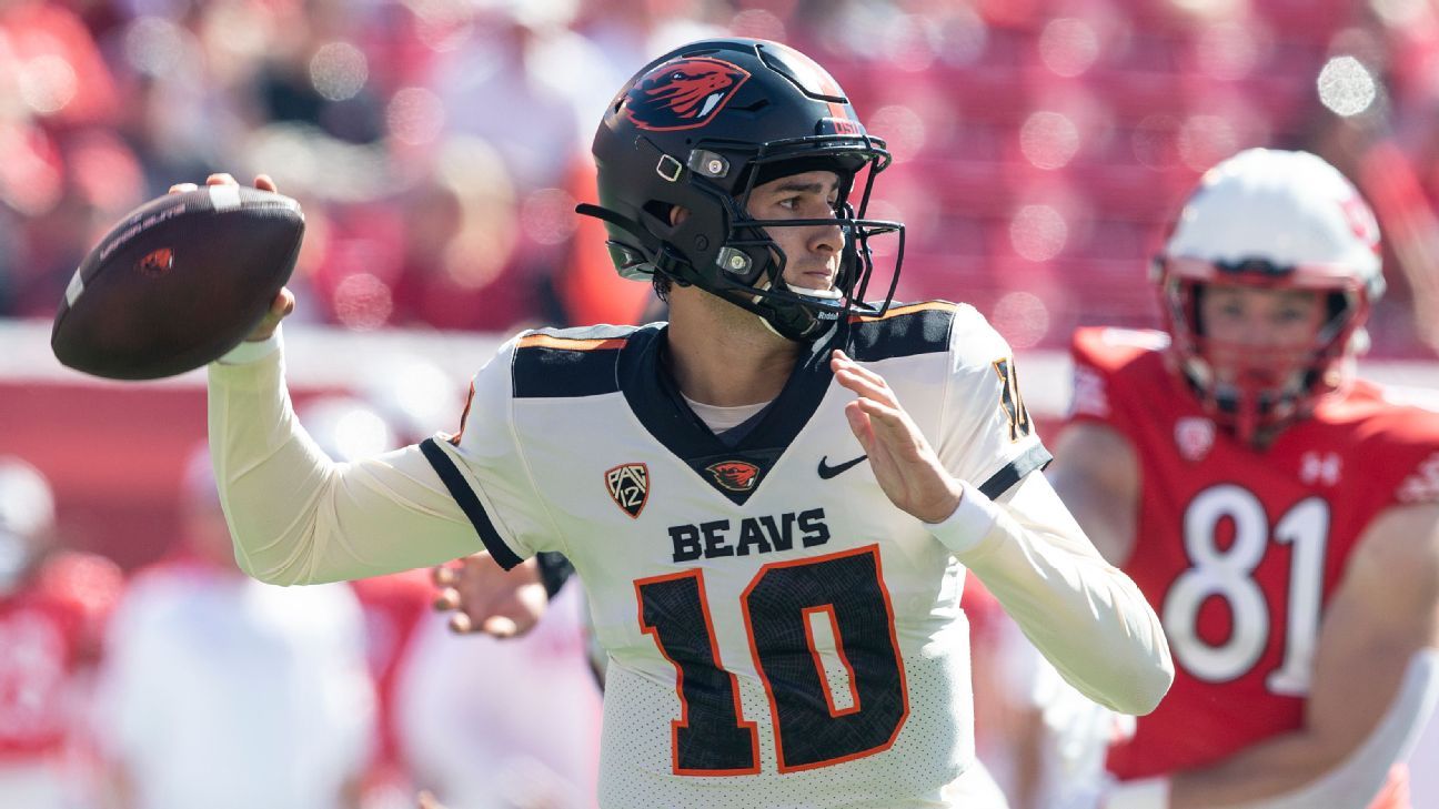 Oregon State Football Transfer Quarterback Hotboard v2.0