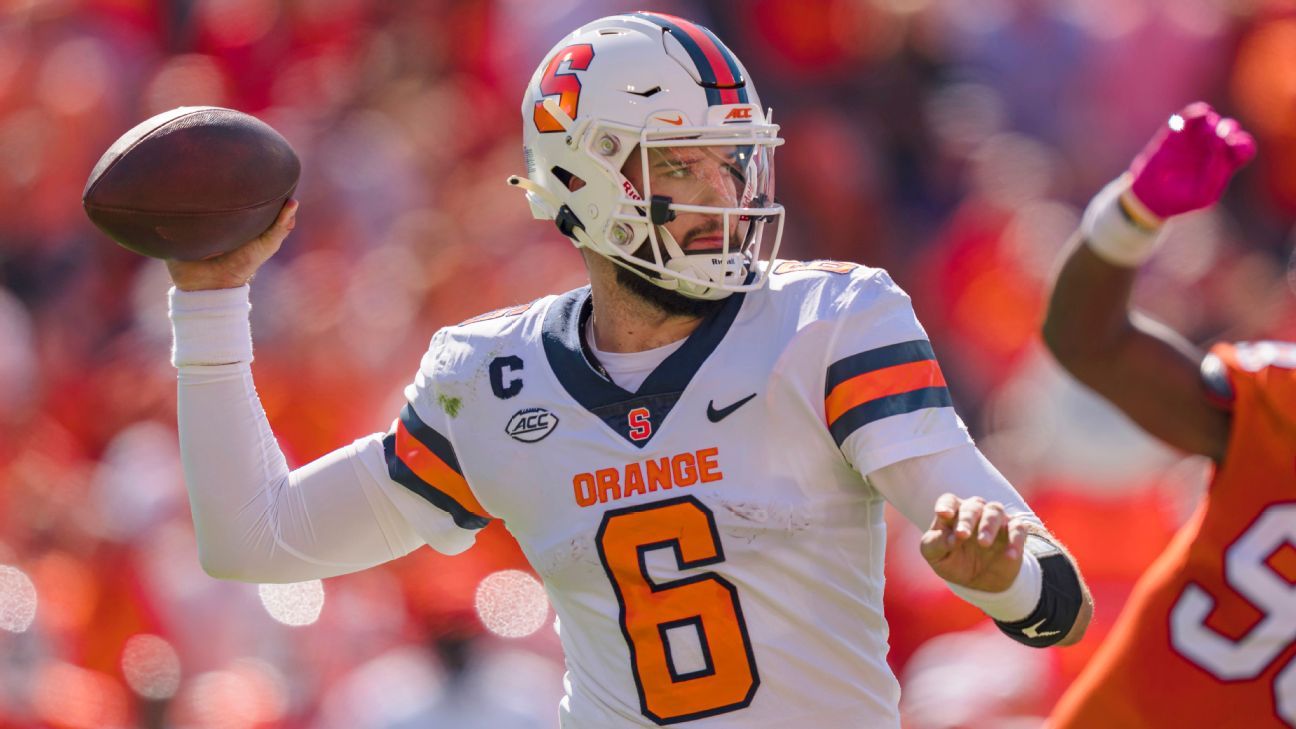 Syracuse QB Shrader to miss spring practice