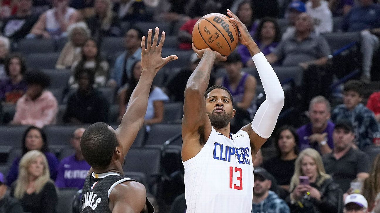 PG, spurred by Lue to lead, drops 40 in Clips' win