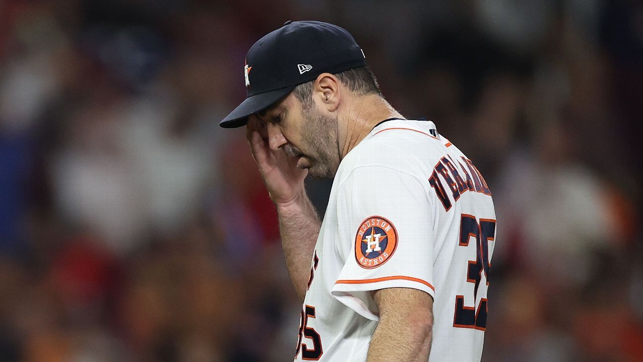 Astros' Justin Verlander takes blame after blowing Game 1 lead