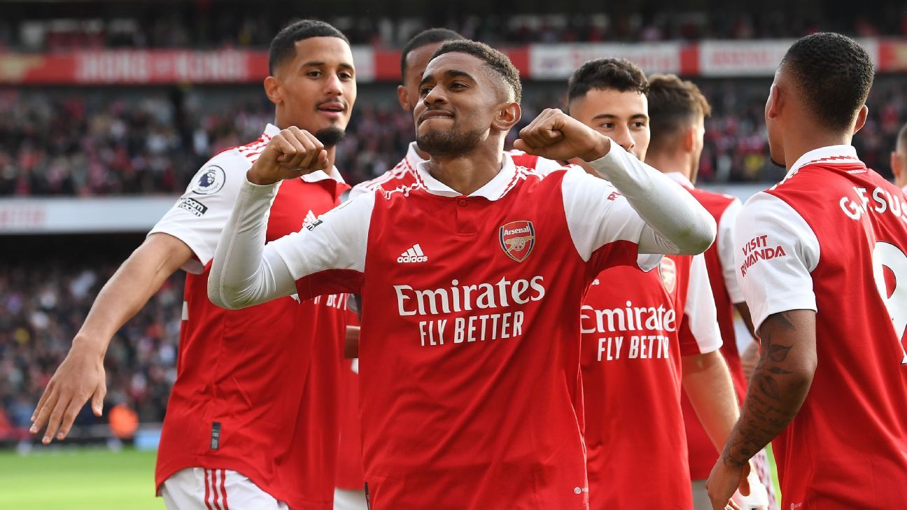 Arsenal top as Reiss Nelson stars after Bukayo Saka injury