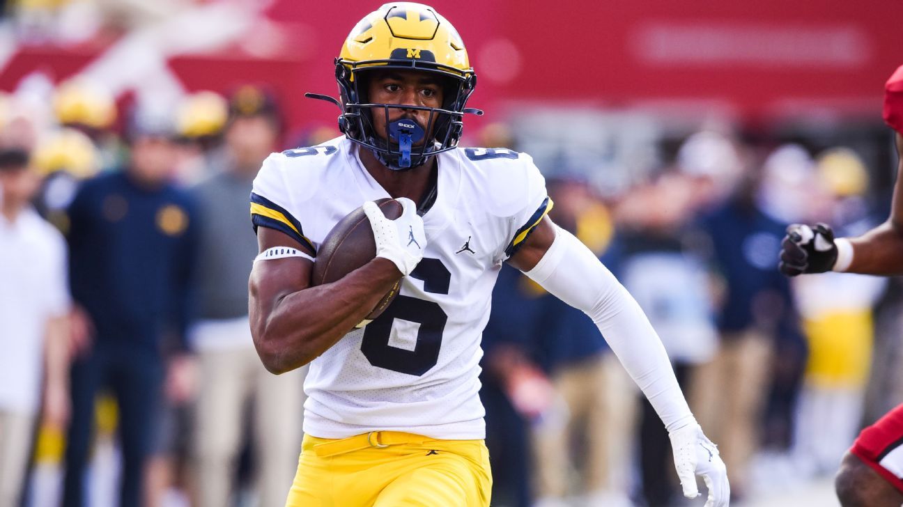 Michigan WR Johnson to return for final season