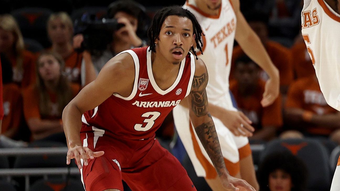 Nick Smith Jr. sits out Arkansas' seasonopening win ESPN