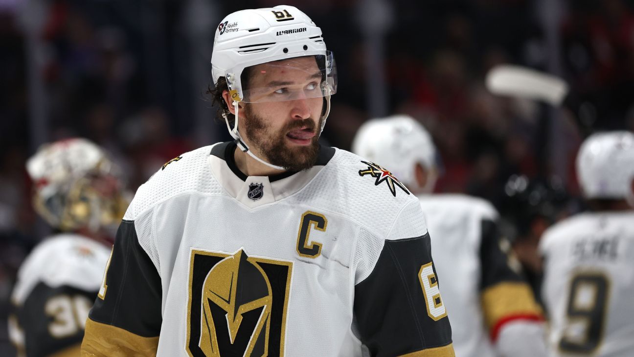 Vegas captain Stone 'excited' with progress after back surgeries