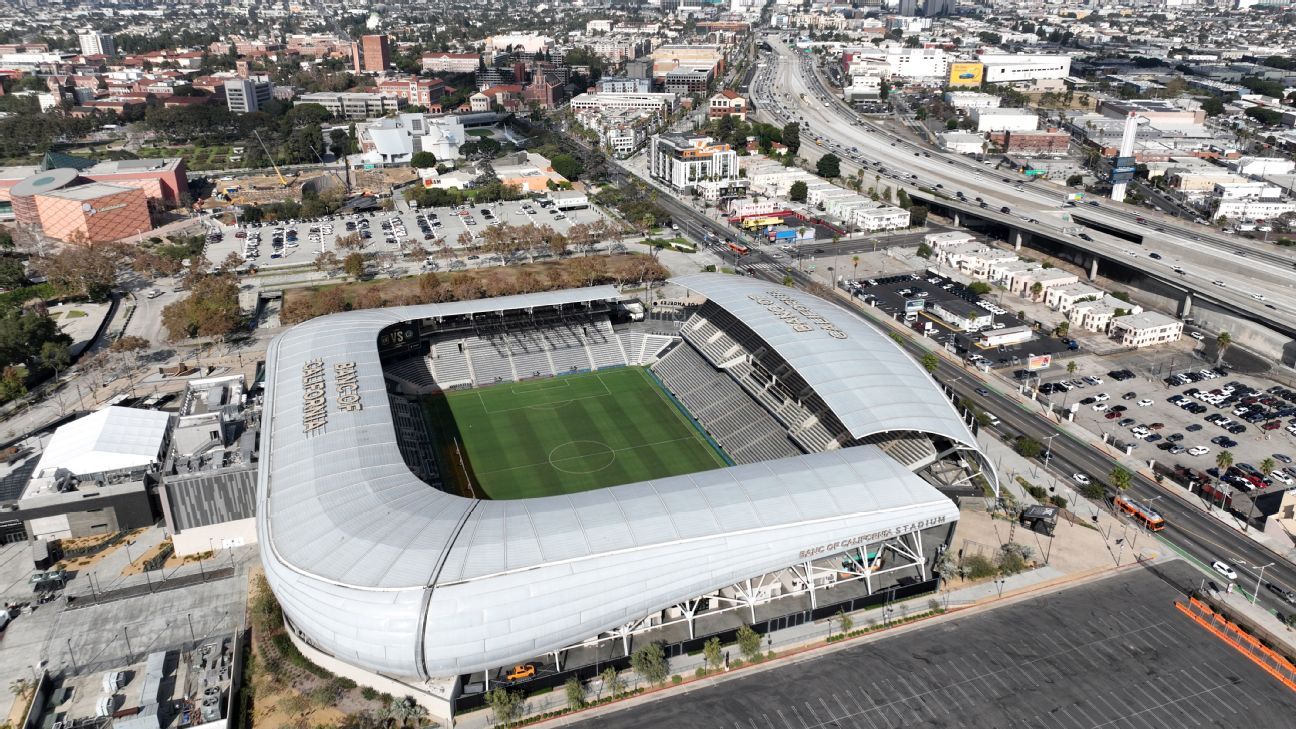 Los Angeles, California: BMO Stadium, home to Major League