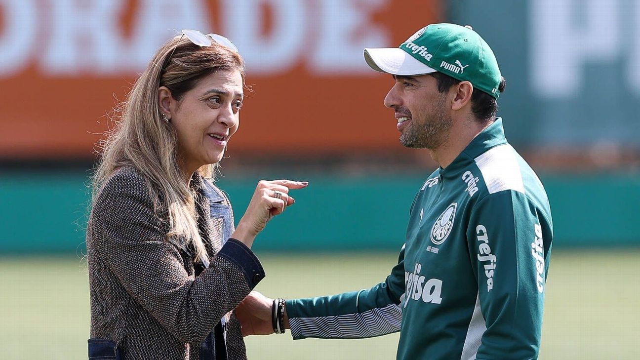 Leila comenta sobre reforços e destaca importância de Abel no Palmeiras