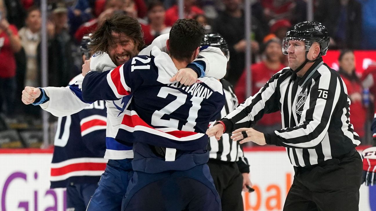 Lightning enters Capitals matchup donning “lucky” nicknames and jerseys