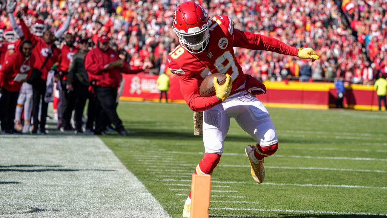 Kadarius Toney juggles then weaves for a Kansas City Chiefs touchdown!, Video, Watch TV Show