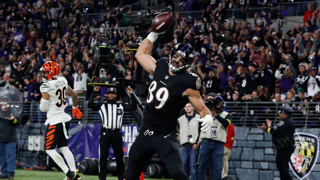 Updated PPR fantasy football rankings 2021 - Tight end - ESPN