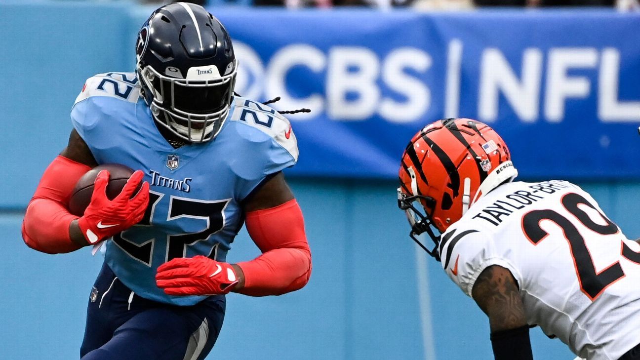 Titans rule WR Treylon Burks (knee) out Sunday vs. Bengals - ESPN