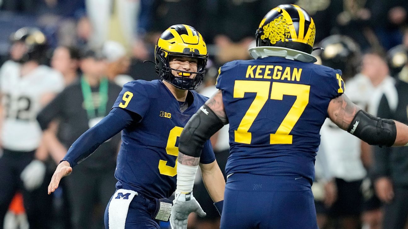 Michigan rolls to another Big Ten title with win over Purdue, moves to 13-0