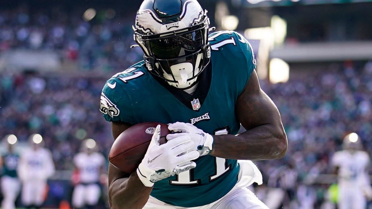 WR Brown 'always open' in sensational debut for Eagles