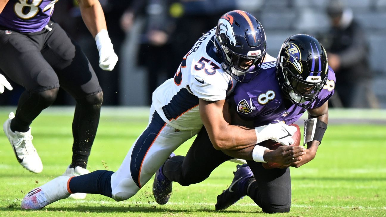 42-47. Lamar Jackson lidera la remontada y el triunfo de Ravens ante Browns  - Infobae