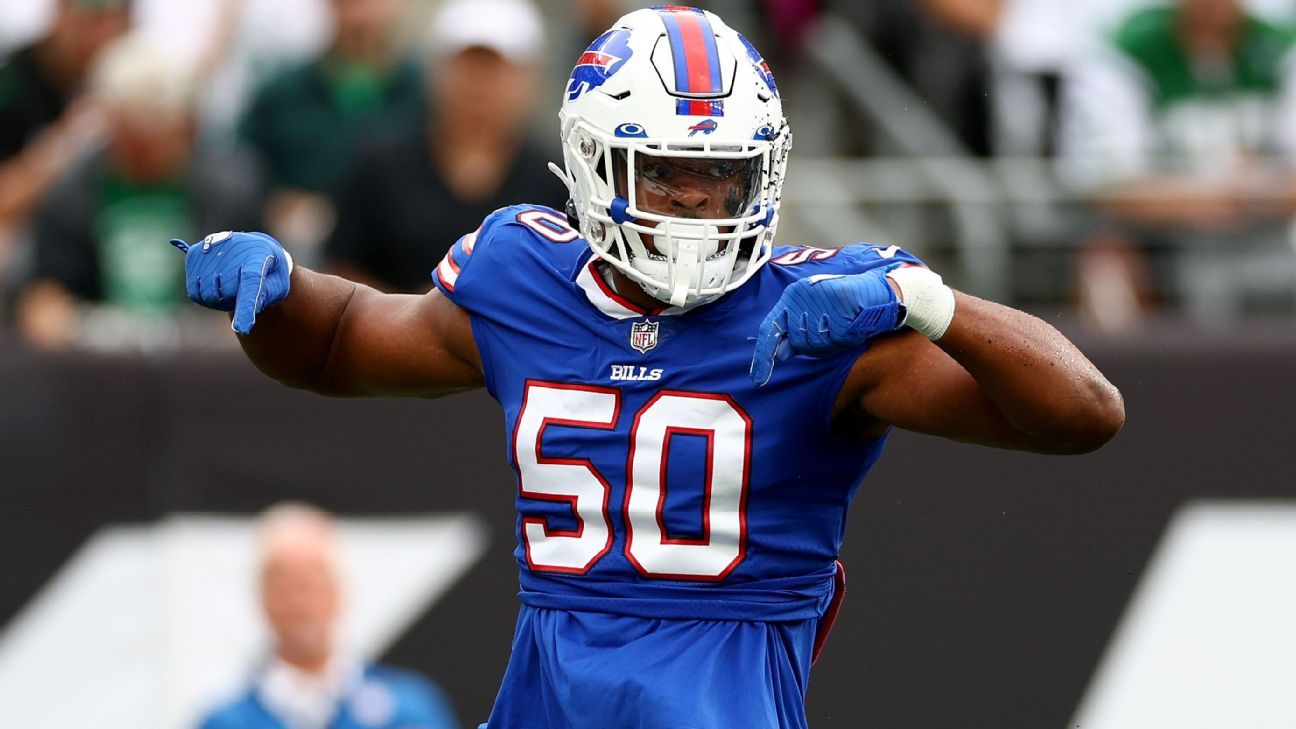 Buffalo Bills unveil all-blue uniforms for game vs. Green Bay Packers -  ESPN - Buffalo Bills Blog- ESPN