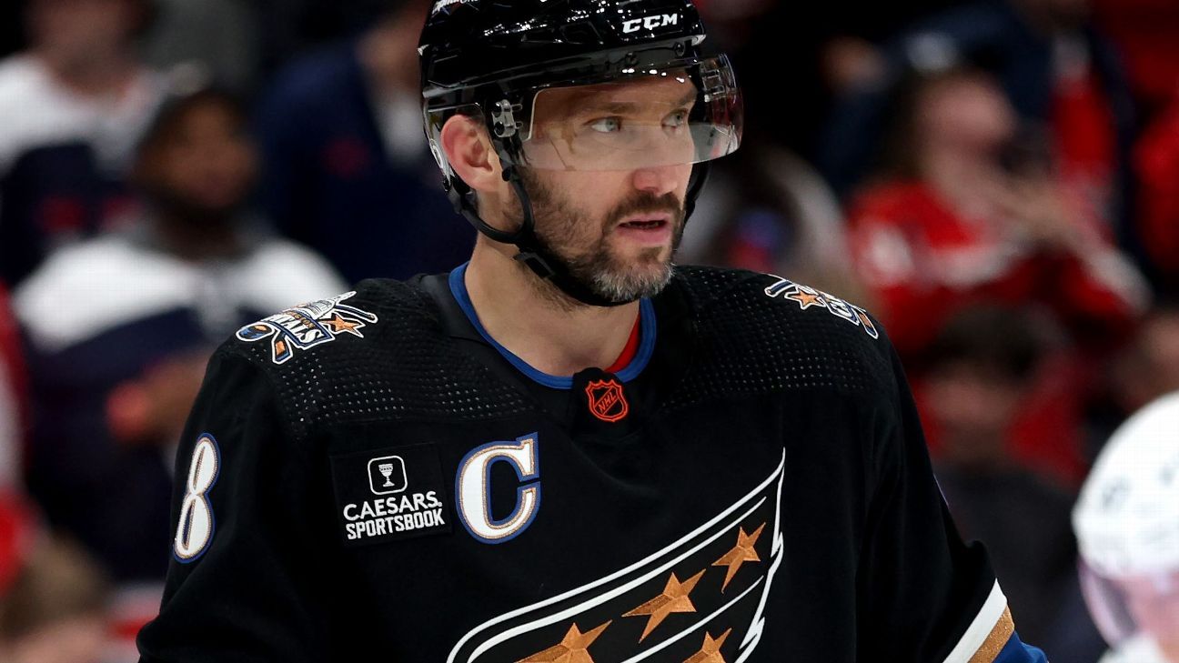 Alex Ovechkin had the top-selling jersey in the NHL for the second  consecutive season