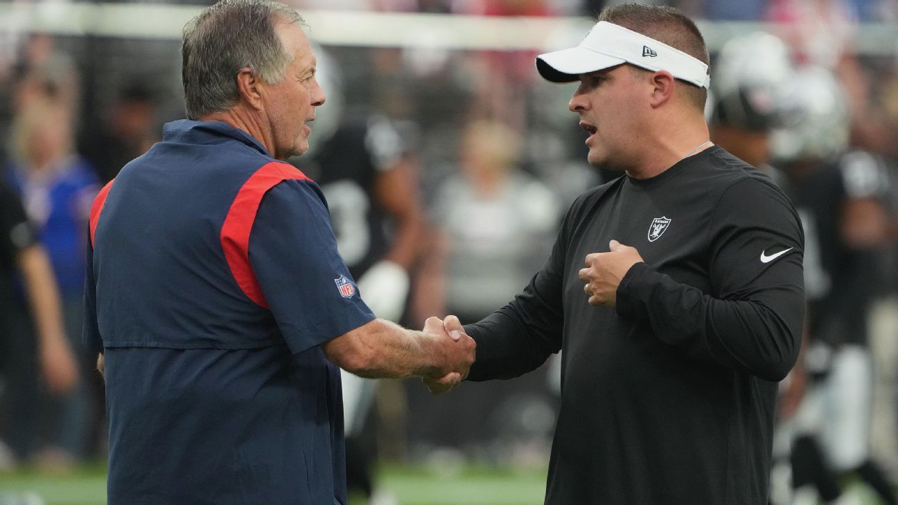 Belichick's impact resonates with Raiders coach McDaniels