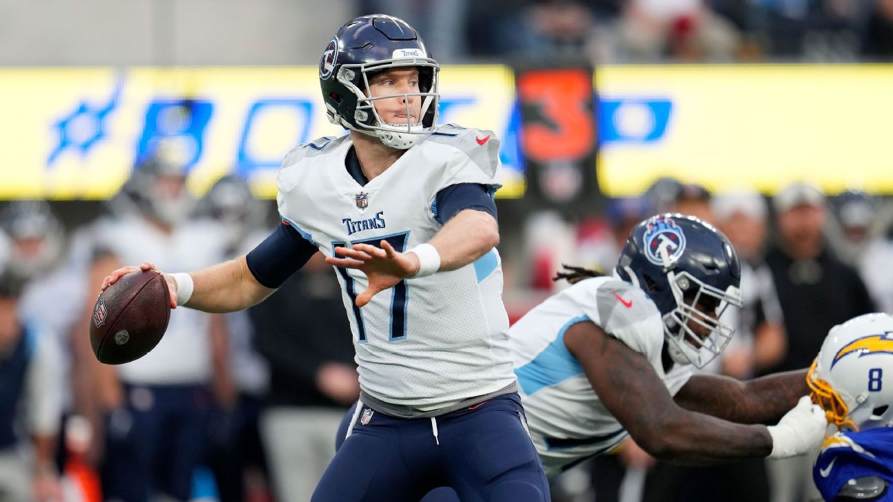 Report: Titans QB Ryan Tannehill unlikely to play vs. Texans