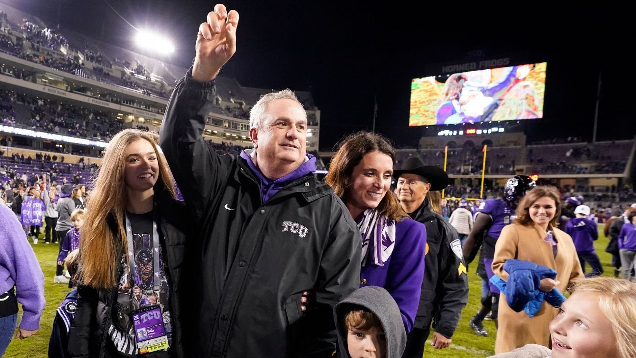 No. 3 TCU crashes College Football Playoff championship game by